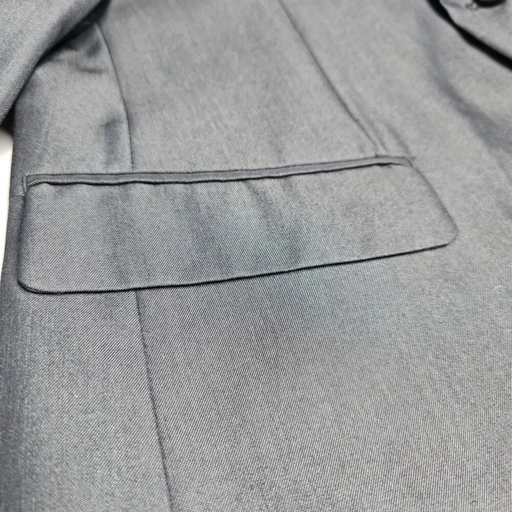 Perry Ellis Portfolio Mens Modern fit Jacket‎ Blazer 44R Grey Slim Fit NWT